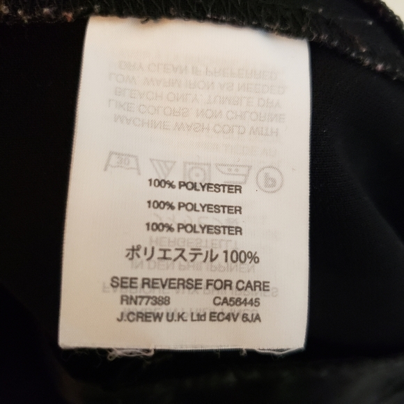 J. Crew 4 Tall Pull On Easy crop pant in four-season stretch Black - Picture 8 of 8